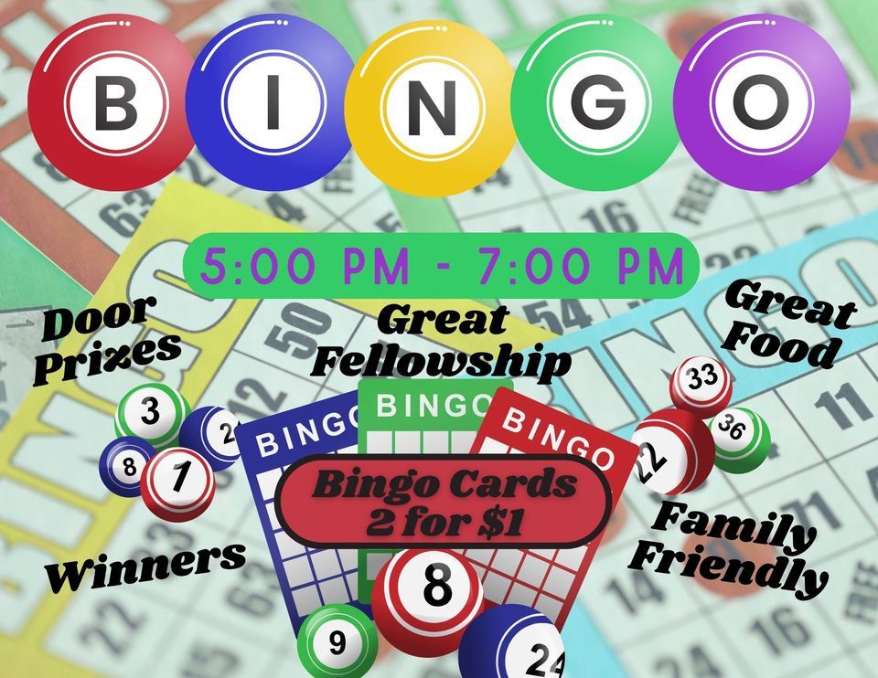 BINGO NIGHT, Daisy's Diner, Riverside, January 20 2024 AllEvents.in