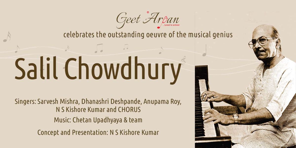 The Musical genius SALIL CHOWDHURY, 22 November | Event in Mumbai | AllEvents