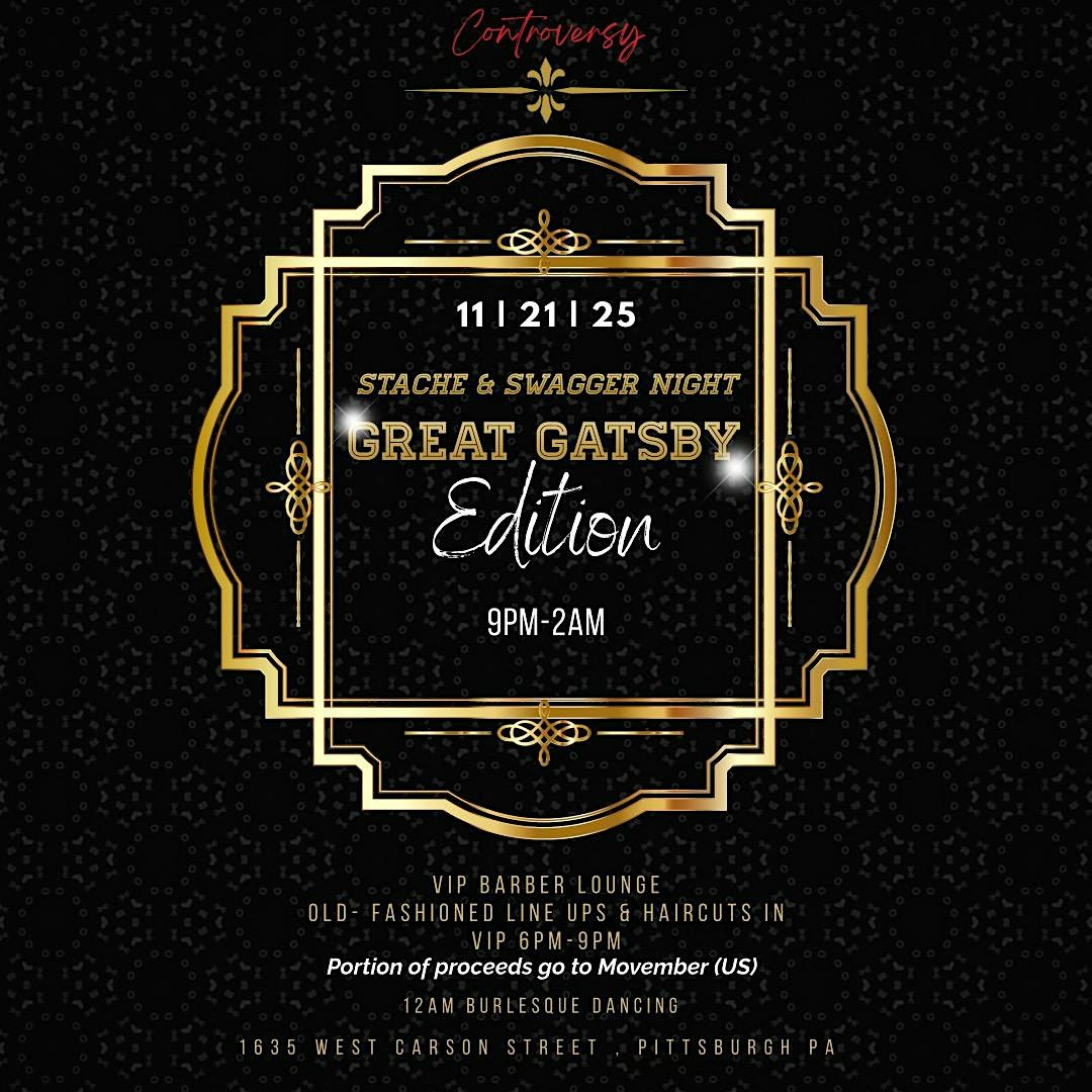 Stache & Swagger Night: Great Gatsby Edition | Event in Pittsburgh | AllEvents