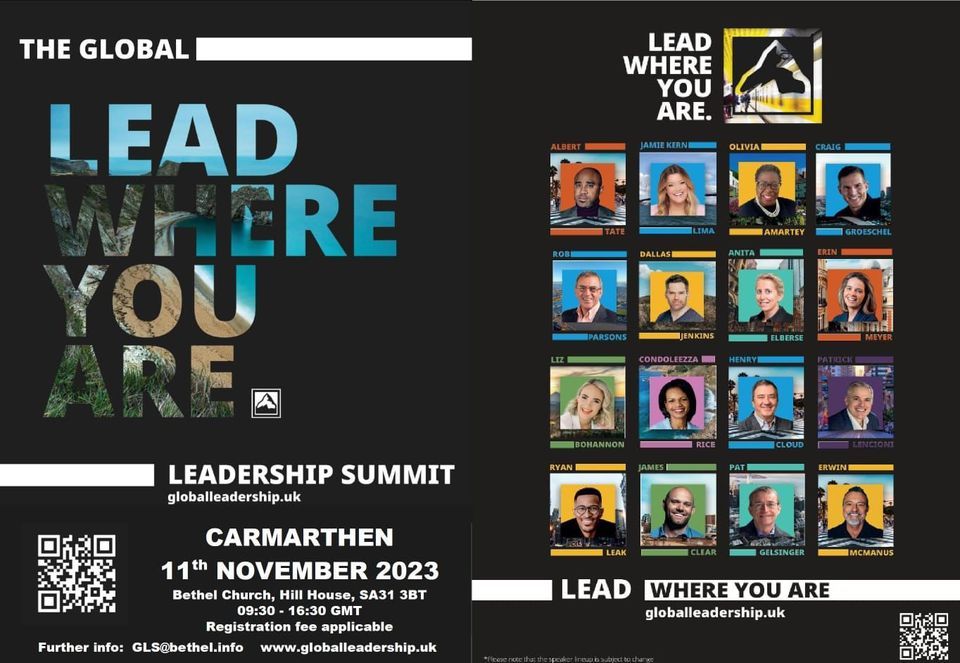 GLS Leadership Summit, Bethel Church, Carmarthen, November 11 2025