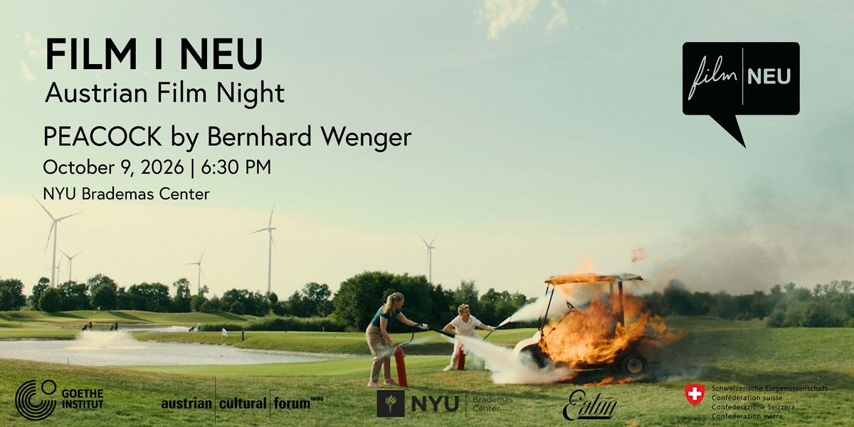 Film|NEU 2026 | Austrian Film Night, NYU Washington, DC, 9 October 2026 ...