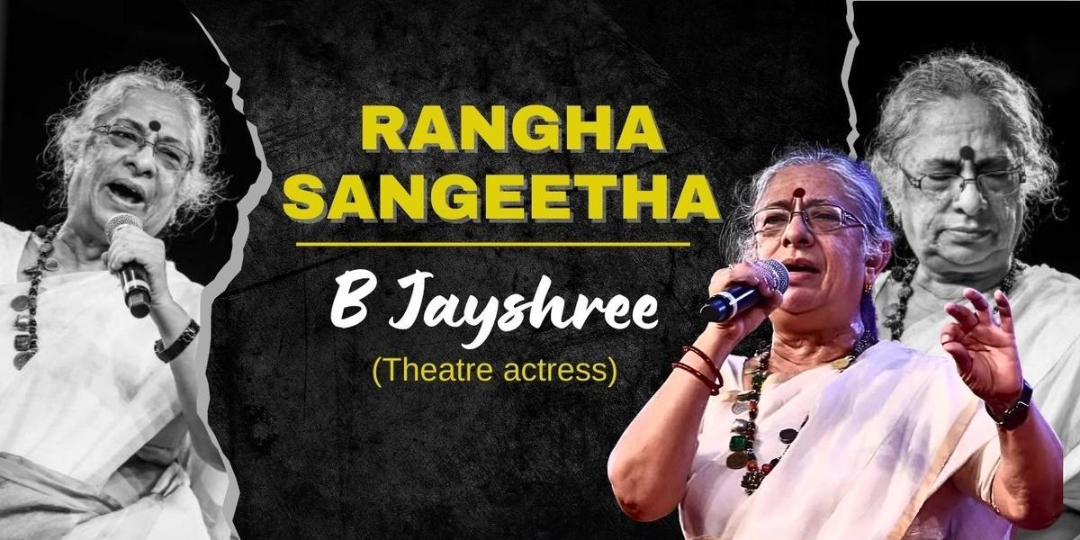 Ranga Sangeetha by B. Jayashree & Team, 8 August | Event in Bangalore | AllEvents