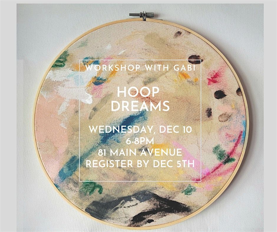 Workshop with Gabi: Hoop Dreams, 10 December | Event in Clinton | AllEvents