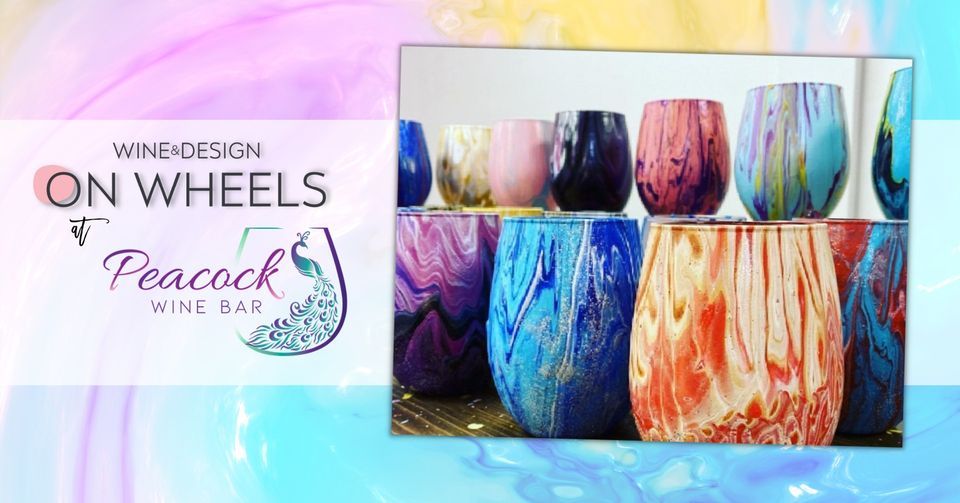 ACRYLIC POUR WINE GLASS at PEACOCK WINE BAR, Peacock Wine Bar, Tempe