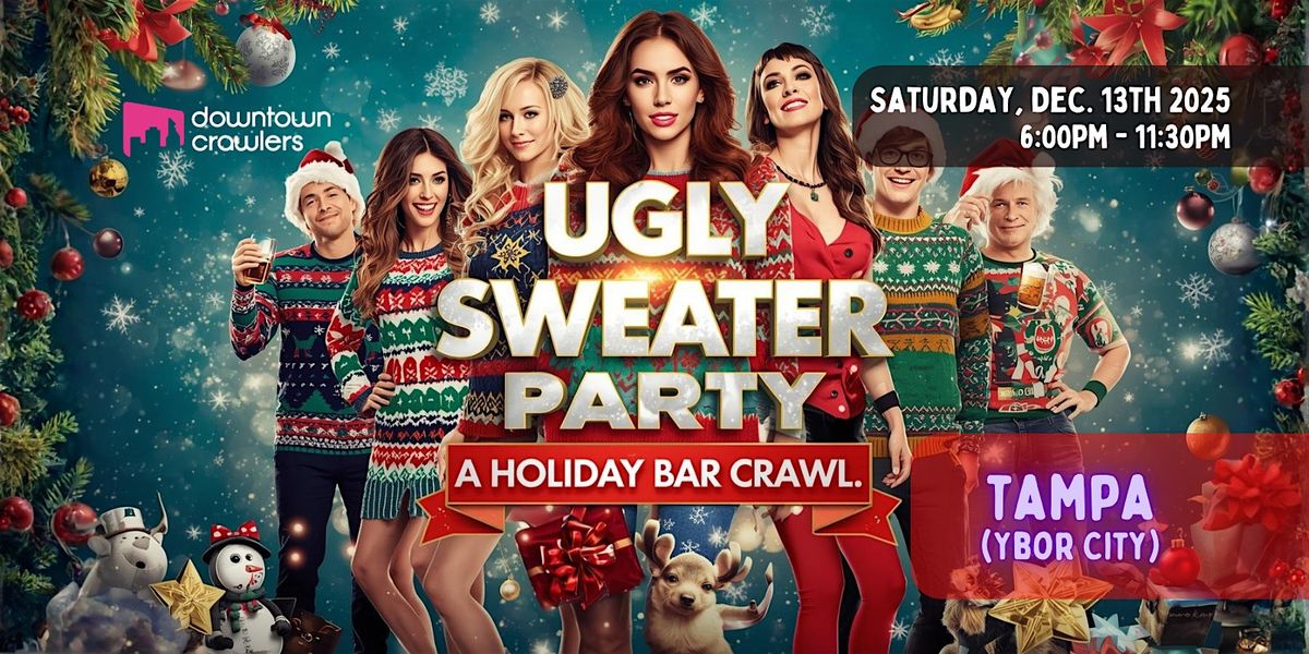 Ugly Sweater Holiday Bar Crawl - YBOR (Bad Monkey), 13 December | Event in Tampa | AllEvents