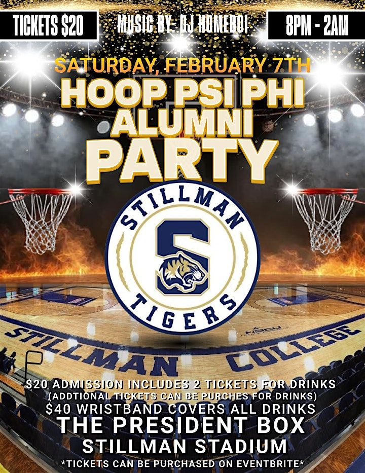 HOOP PSI PHI ALUMNI PARTY