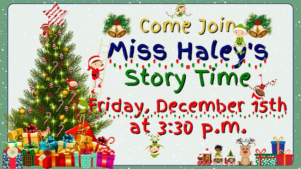 Miss Haleys Story Time, Piggott Public Library, Cardwell, 15 December