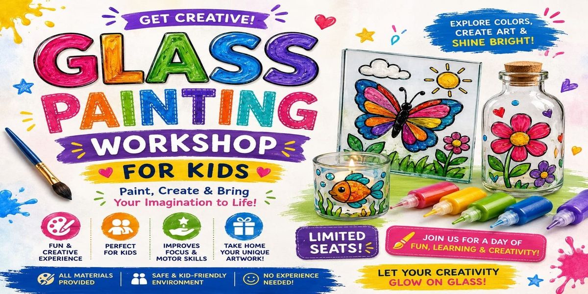 Kids Paint on Glass Workshop