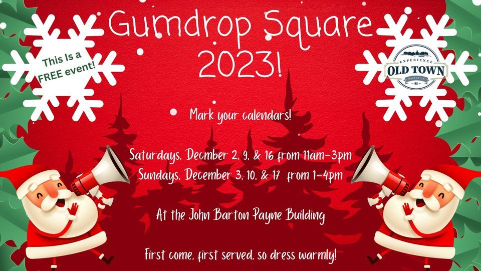 Gumdrop Square 2023!!!, John Barton Payne Building, Broad Run, December
