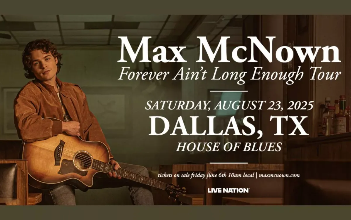 Max McNown (18+), 21 March | Event in Charlotte | AllEvents