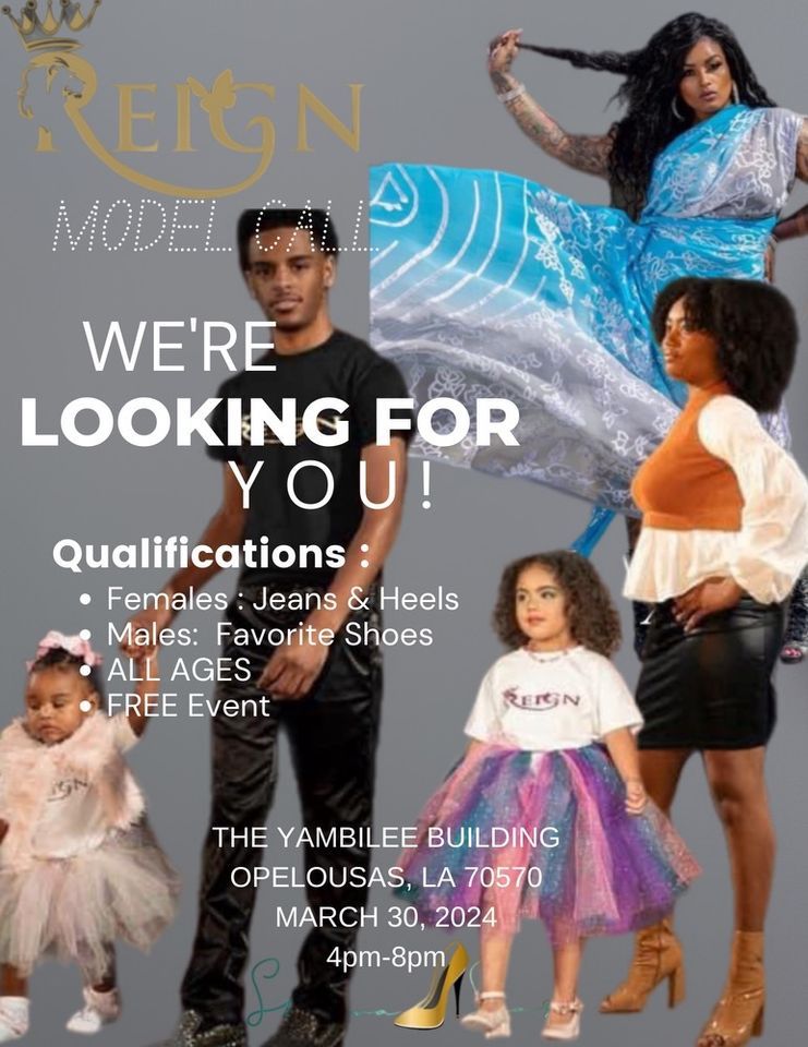 REIGN Wear TEEN MODEL Call, Yambilee Building, Opelousas, March 30 2024