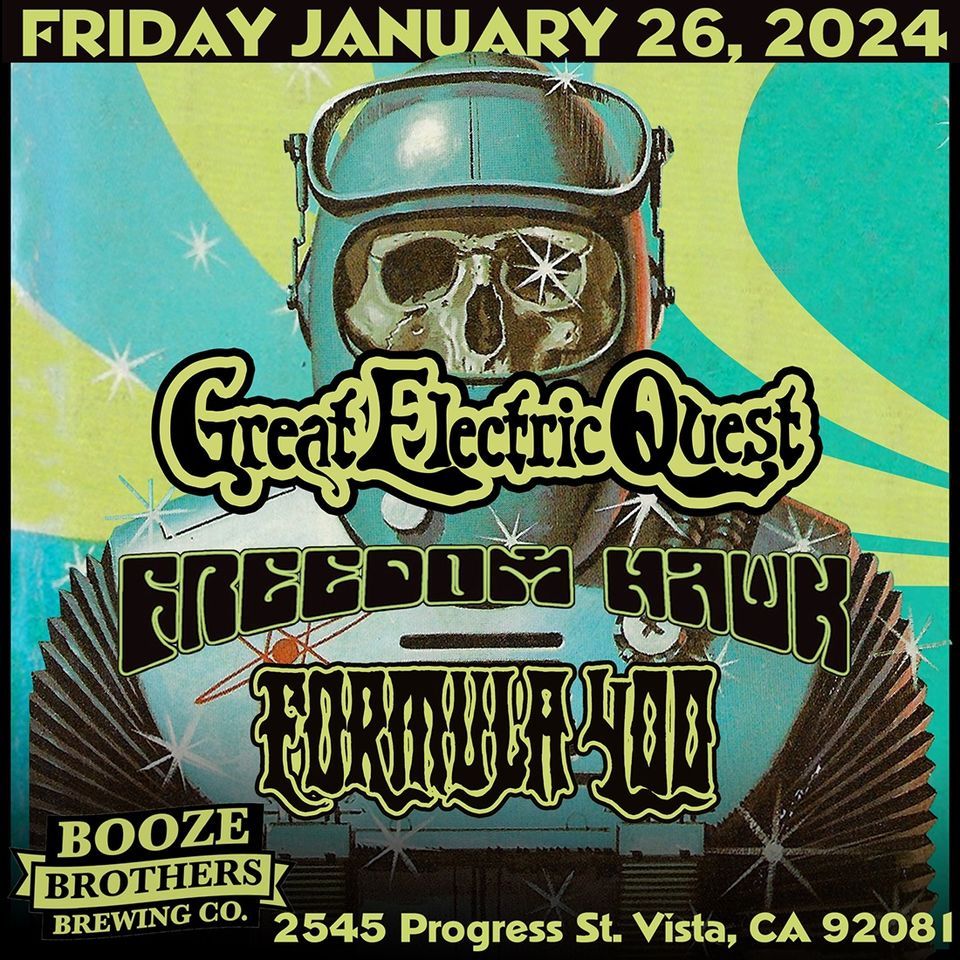 Rawk with Freedom Hawk, Booze Brothers Brewing Co., Encinitas, January