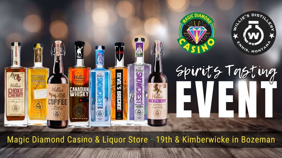 Spirits Tasting with Willies Distillery at Magic Diamond, Magic Diamond