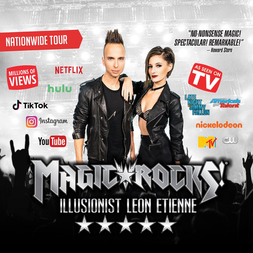 Magic Rocks - Illusionist Leon Etienne at Proctors Theatre, 14 November | Event in Schenectady | AllEvents