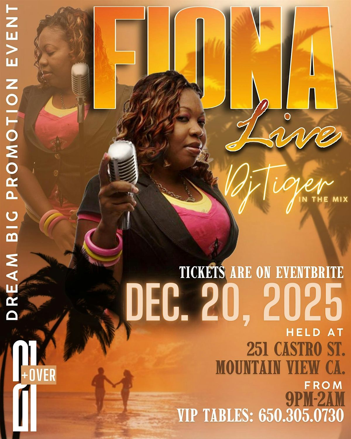 Fiona Live In the Bay Area, 20 December | Event in Mountain View | AllEvents