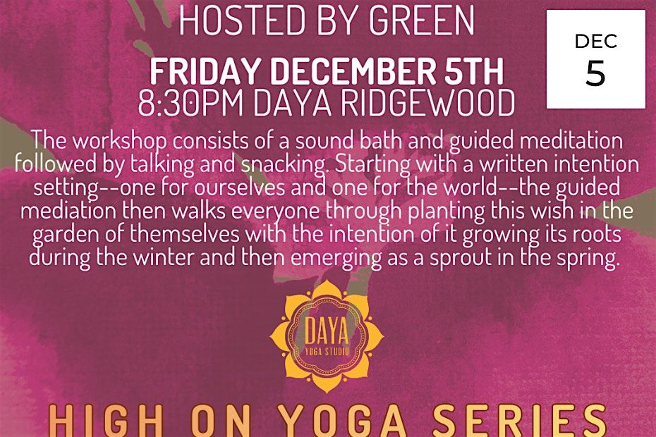 Seed Sound: Planting Seeds of Love for the Spring, 5 December | Event in queens | AllEvents