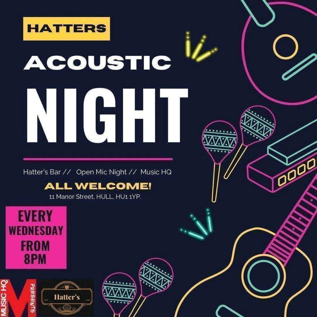 Acoustic Wonderland Open Mic at Hatters Cafe Bar