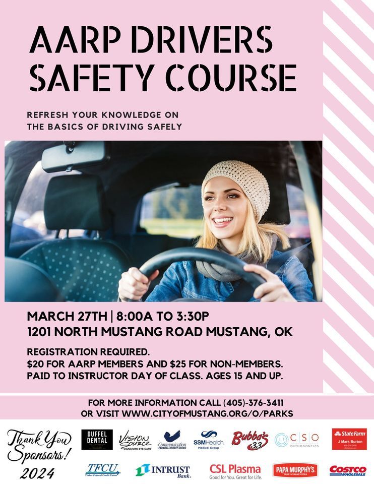 AARP Drivers Safety Course, 1201 N Mustang Rd Mustang, OK, United