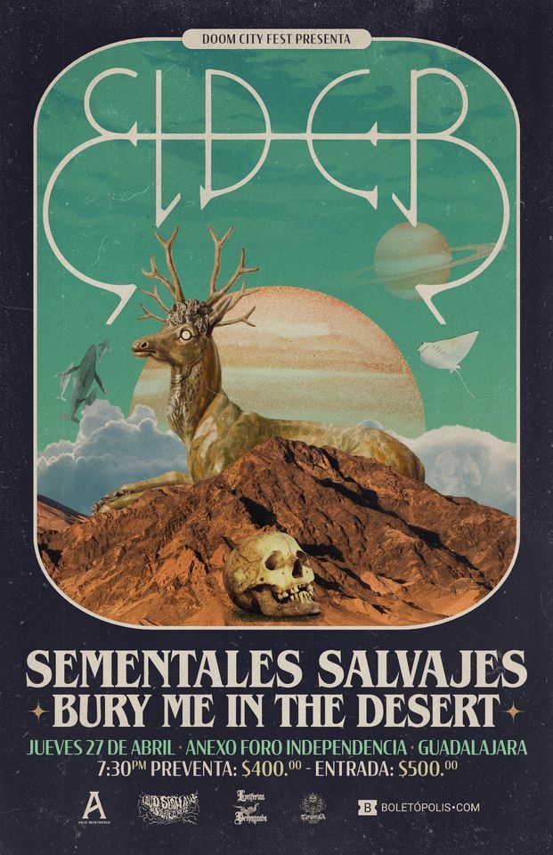 Elder en Guadalajara - Flyer Elder en Guadalajara, Foro Independencia, Guadalajara, April 27 2023 | AllEvents.in