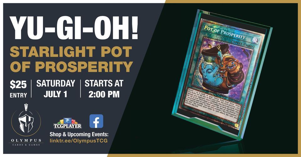 YuGiOh! Starlight Pot of Prosperity Tournament!, Olympus Cards and