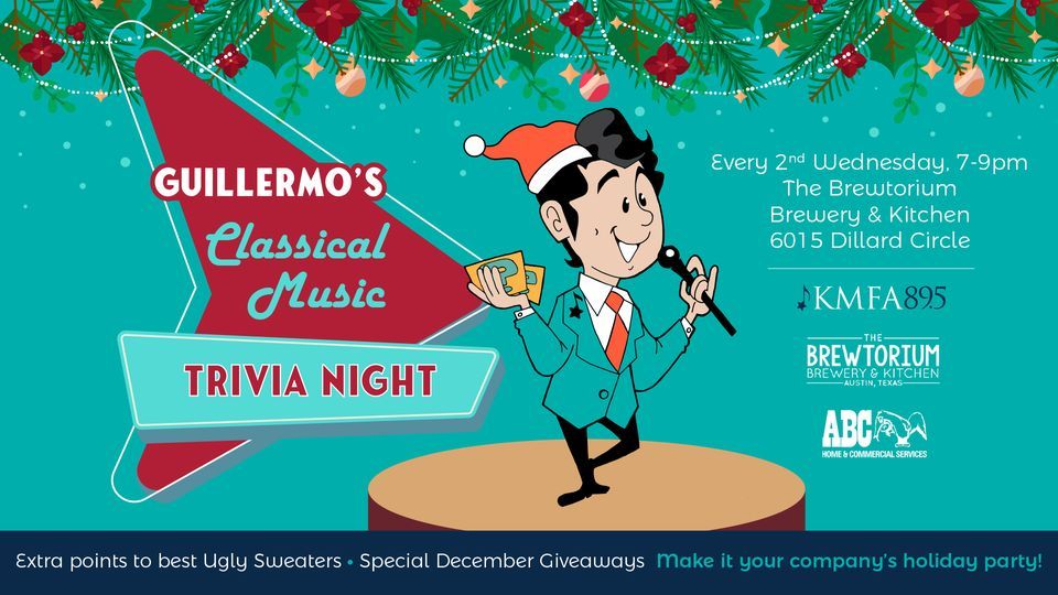 Guillermos classical music trivia night the brewtorium brewery