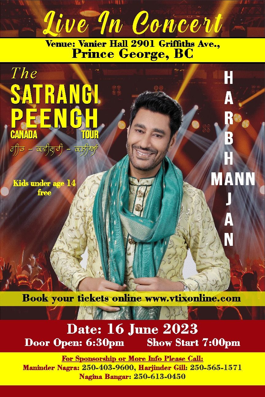 Satrangi Peengh at Centennial Concert Hall - Winnipeg, 21 June | Event in Winnipeg | AllEvents