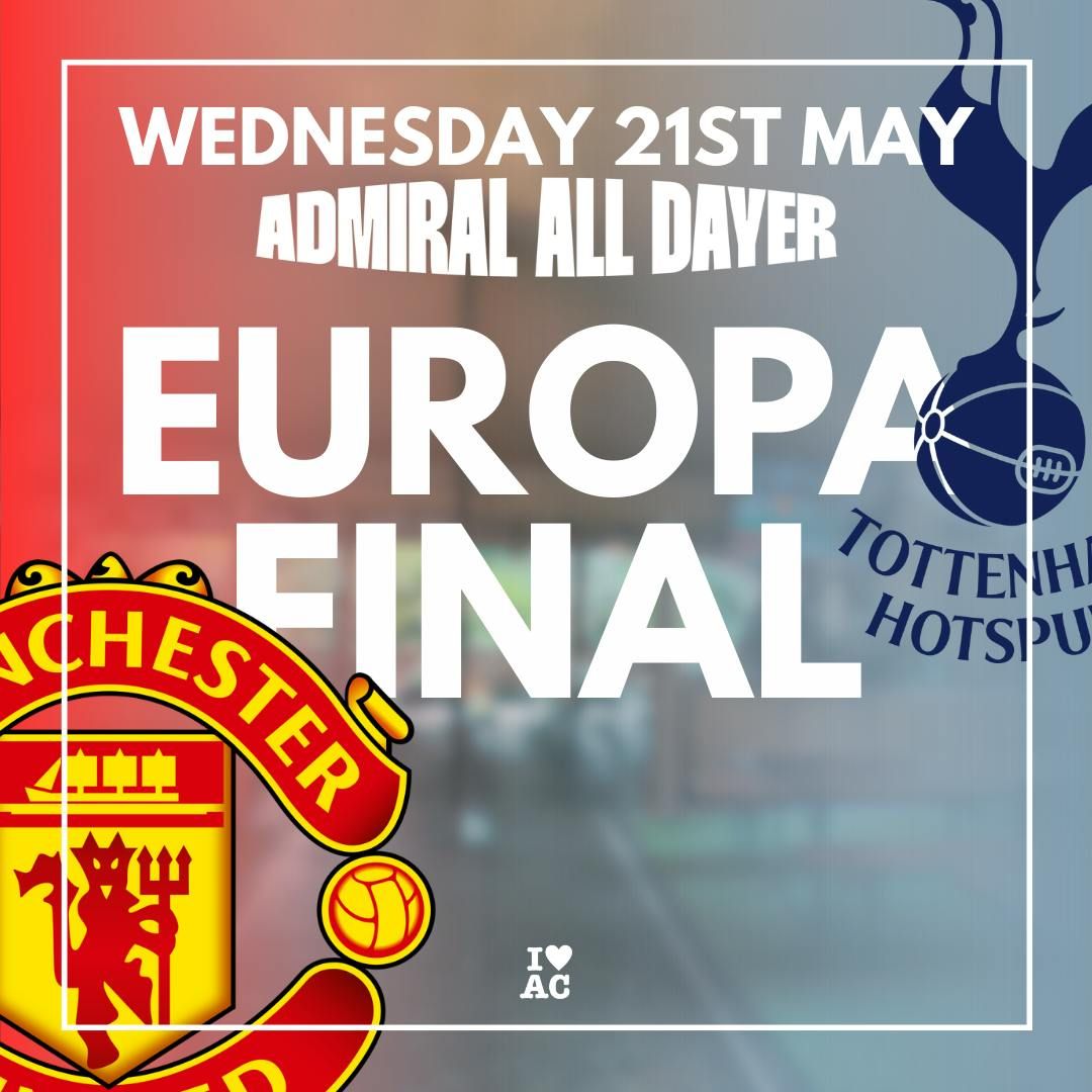 Europa League Final: Spurs V Man United, 21 May | Event in Bracknell | AllEvents