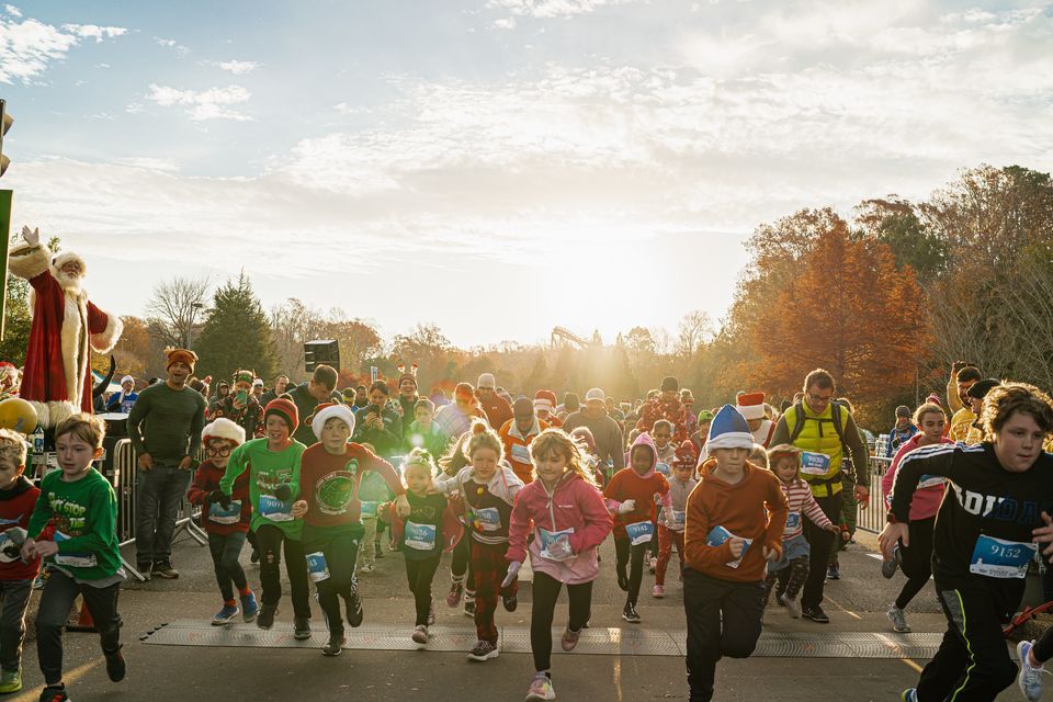 Christmas Town Dash, Busch Gardens Williamsburg, December 4 2025