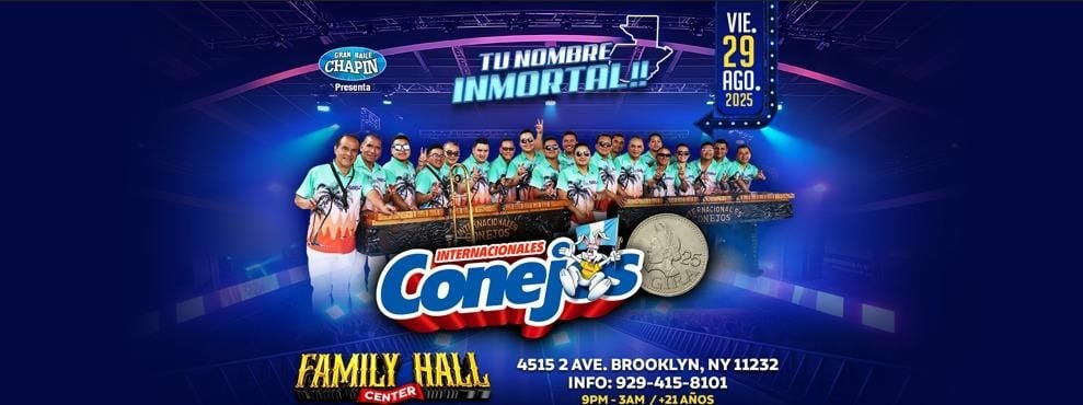 INTERNACIONALES CONEJOS EN BROOKLYN, 29 August | Event in Brooklyn | AllEvents