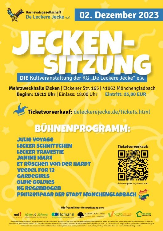 „Jecke Residenz“ _ Jörg I. van Almsick regiert – SWDTRE