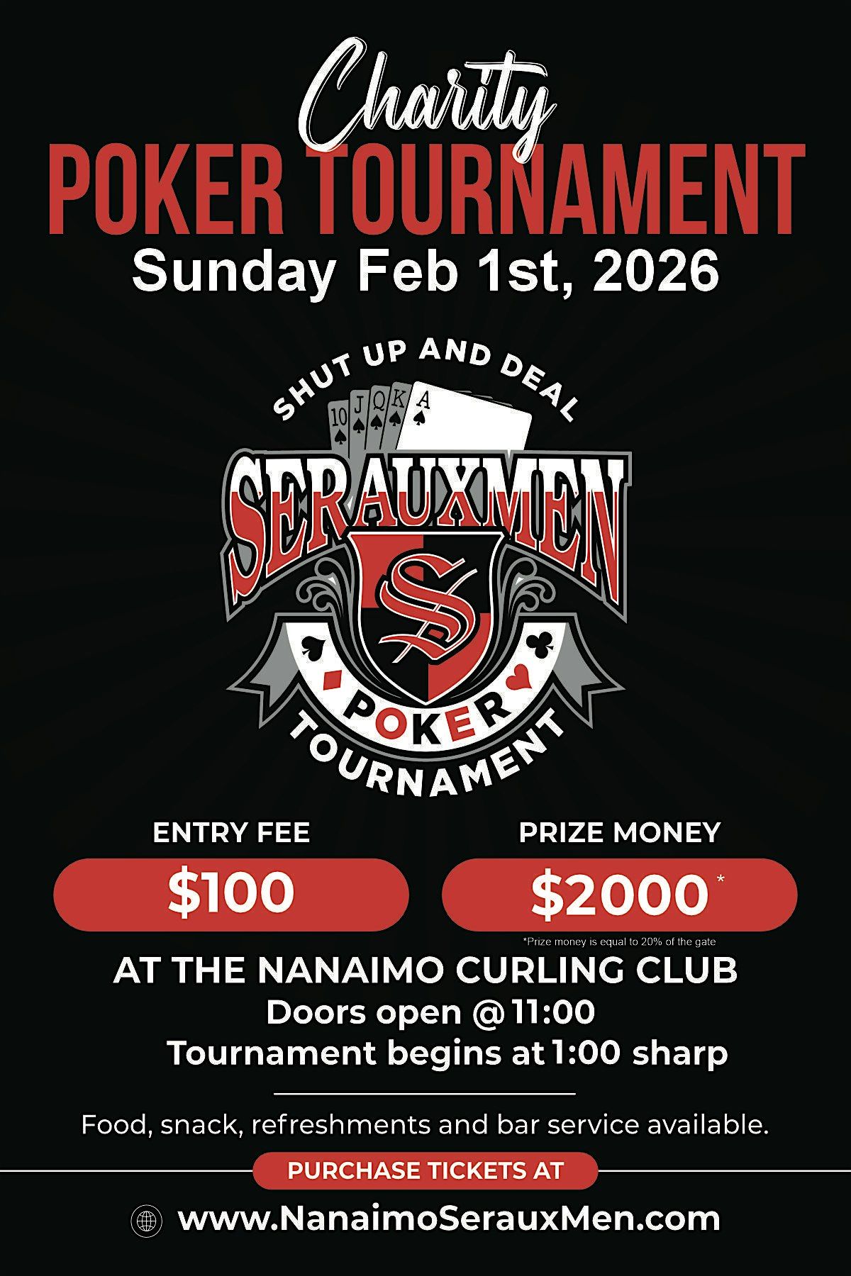 Shut Up & Deal, 1 February | Event in Nanaimo | AllEvents