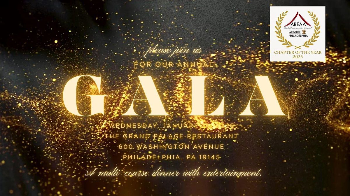 2026 Annual AREAA Greater Philadelphia Installation and Gala Banquet, 14 January | Event in Philadelphia | AllEvents
