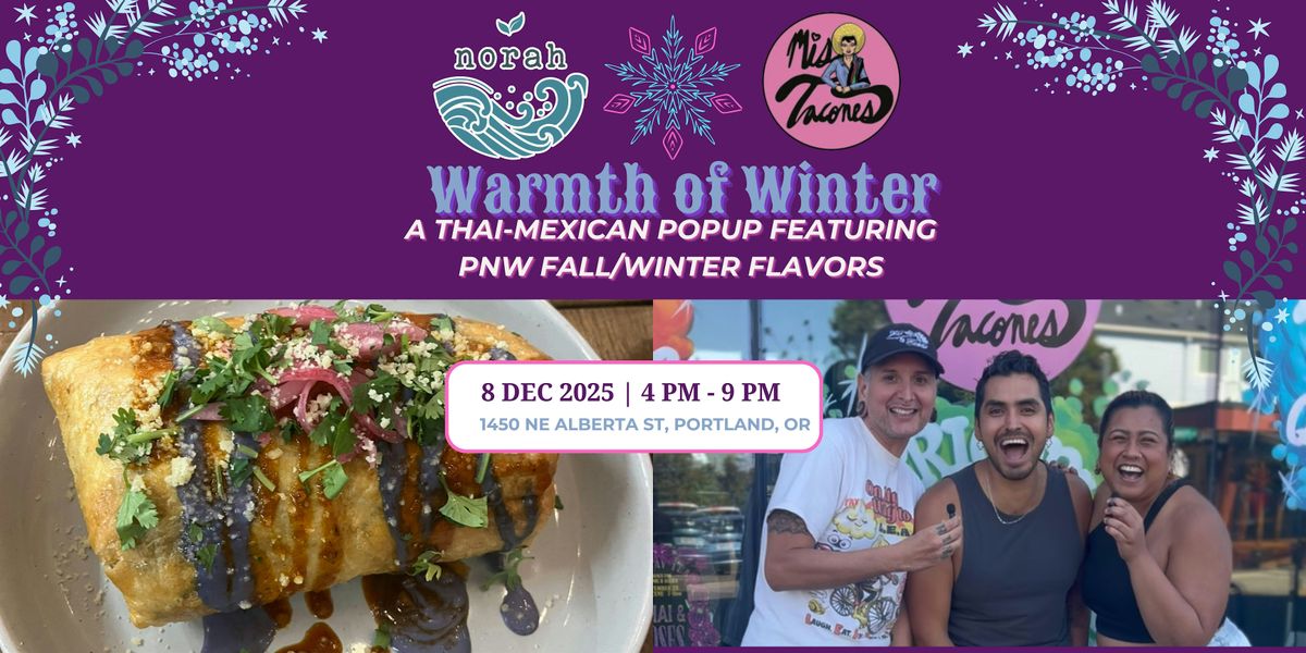 NORAH x Mis Tacones: Warmth of Winter Popup!, 8 December | Event in Portland | AllEvents