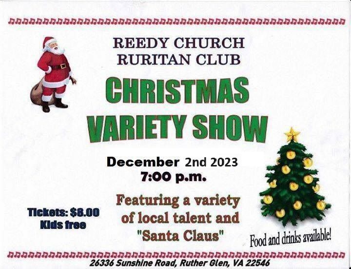 Reedy Church Ruritan Club Annual Christmas Show, Reedy Church Ruritan ...