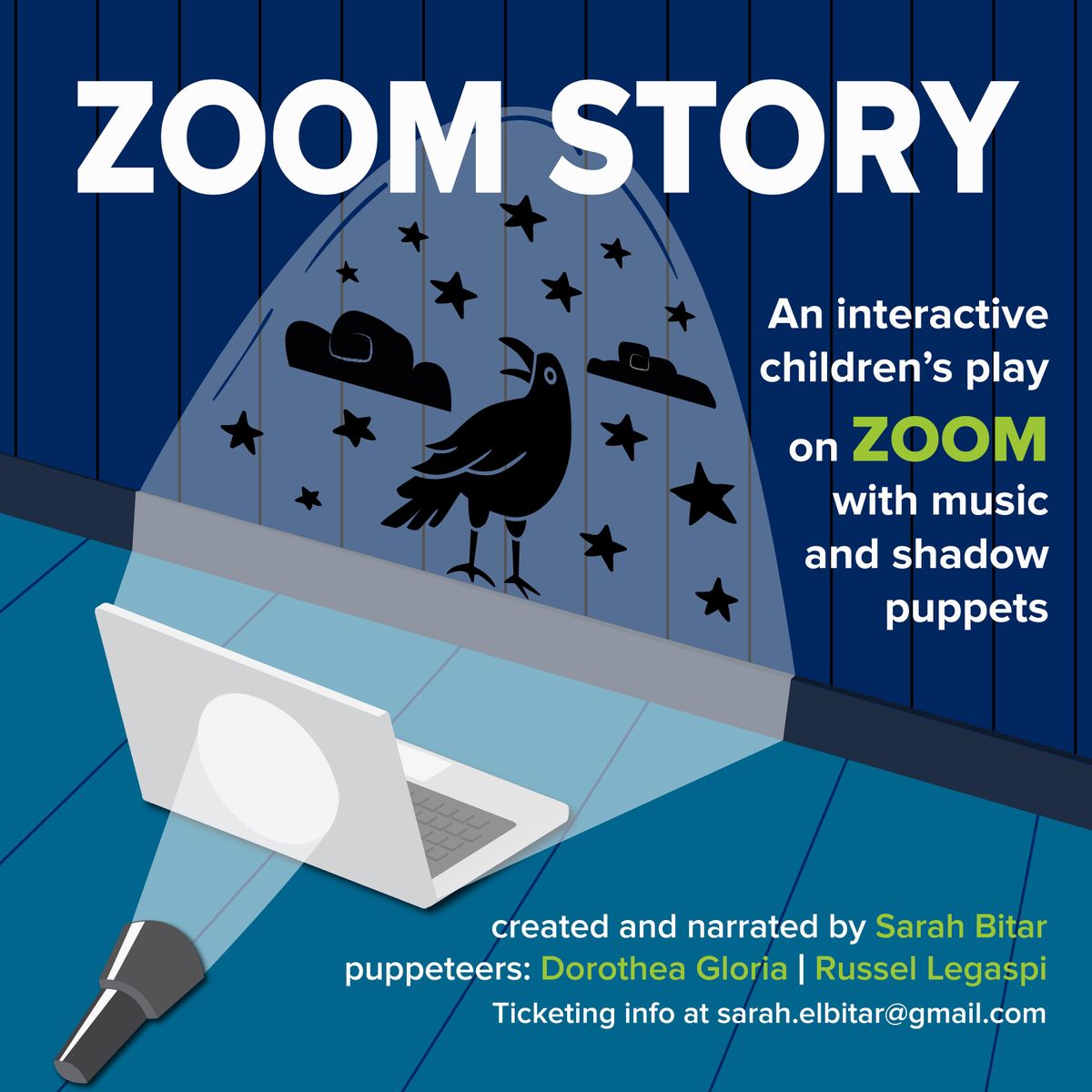 Zoom Story Anansi and his Six Children, June 23 2020 Online Event