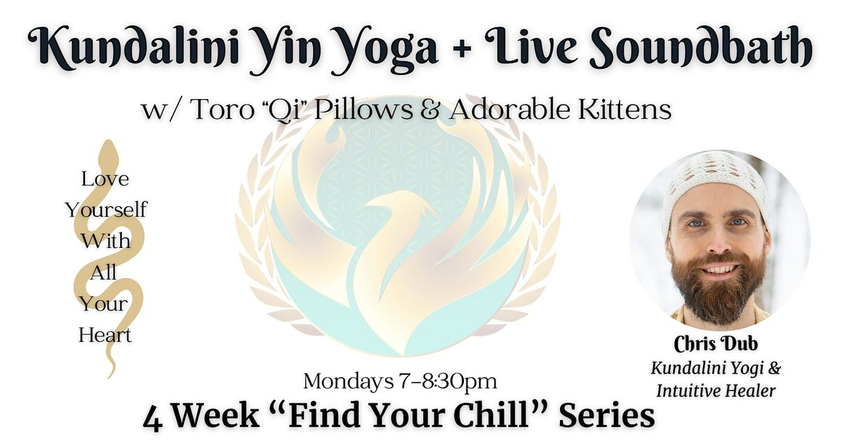 Kundalini Yin Yoga + Live Soundbath "Find Your Chill" w/ Toro 'Qi' Pillows, 1 December | AllEvents