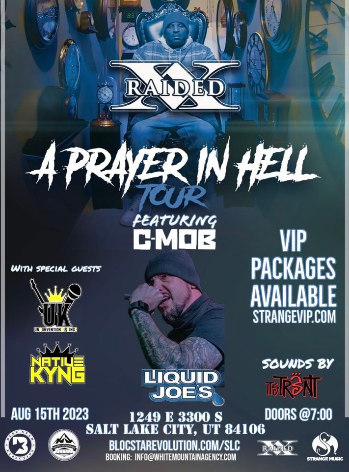 XRaided’s A Prayer In Hell Tour Salt Lake City, Liquid Joe's