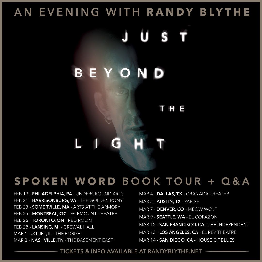 Randy Blythe's Just Beyond The Light Spoken Word Book Tour  With Q&A, 19 June | Event in San Diego | AllEvents