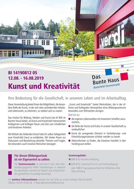 Kunst Und Kreativitat At Das Bunte Haus Ver Di Bildungsstatte