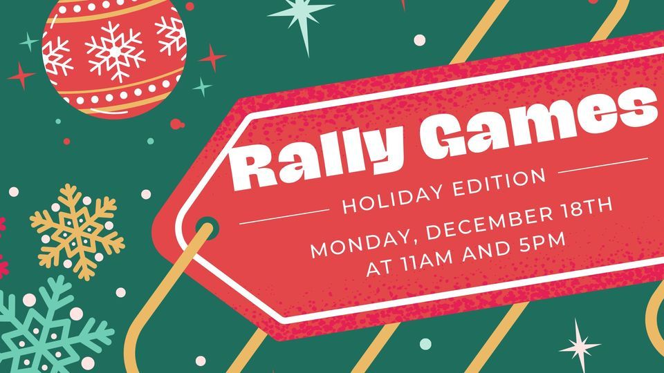 Holiday Rally Games - Day Session, For Your K9, Inc., Elmhurst ...