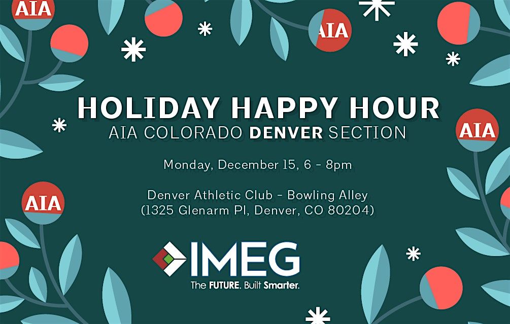 AIA Colorado Denver Section + IMEG Holiday "Roll with Us" Bowling Party, 15 December | Event in Denver