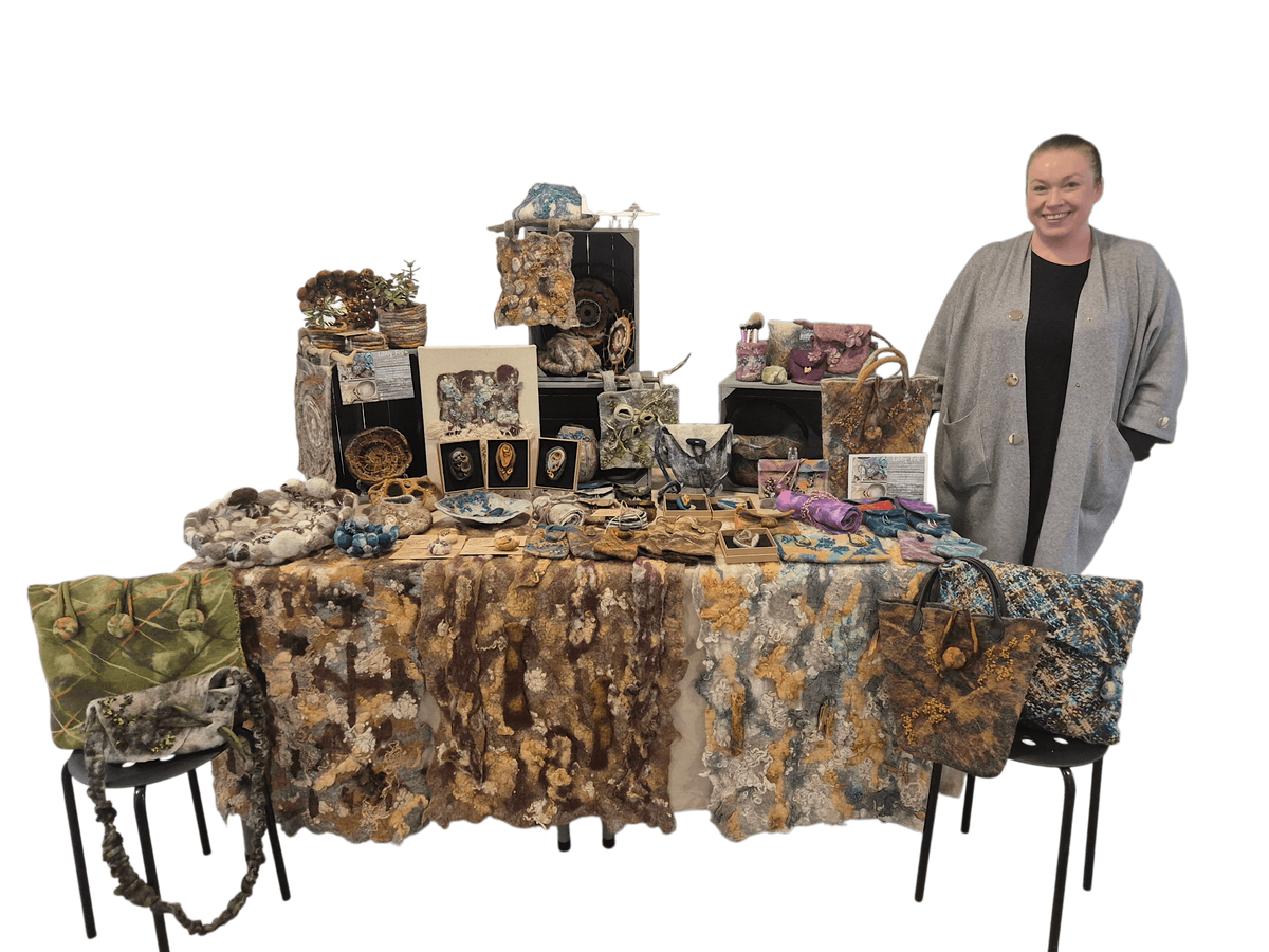 Introduction to Flat Wet Felting with Artist Libby Fell