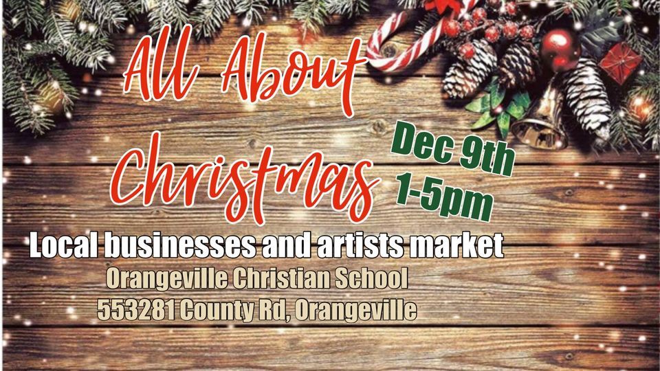 All About Christmas, Local market by Dos Locas, Orangeville Christian School, December 9 2025
