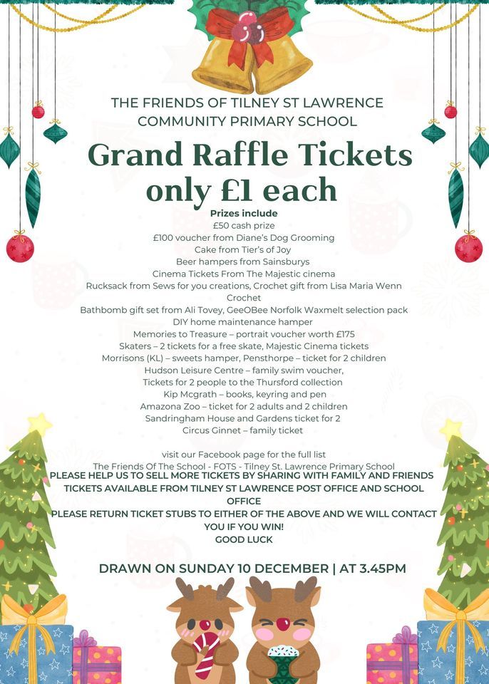 Grand raffle draw, Tilney St Lawrence Village Hall, King's Lynn, 10 ...