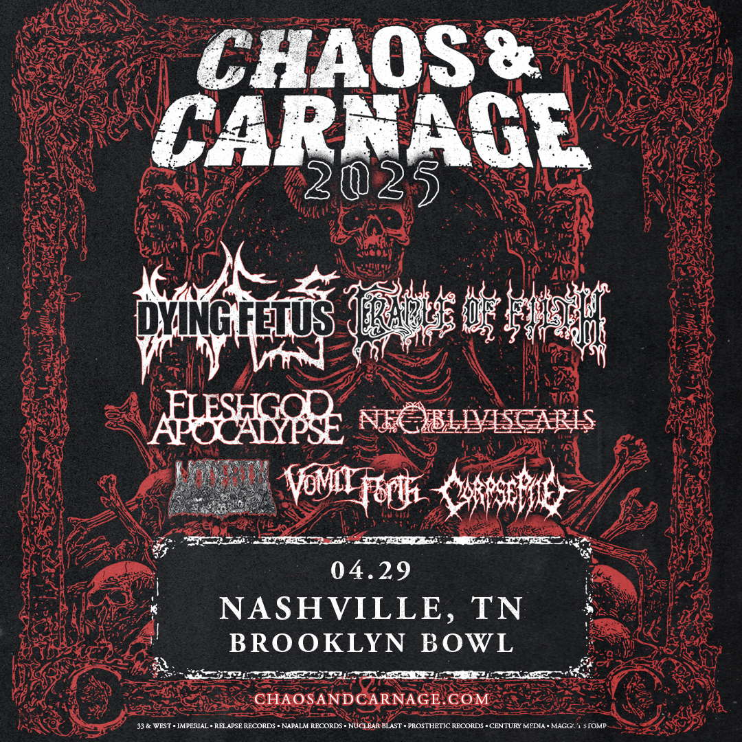 Dying Fetus and Cradle of Filth at The Crofoot Ballroom, 8 May | Event in Pontiac | AllEvents