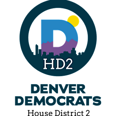 Democratic Party of Colorado's 2nd House District logo