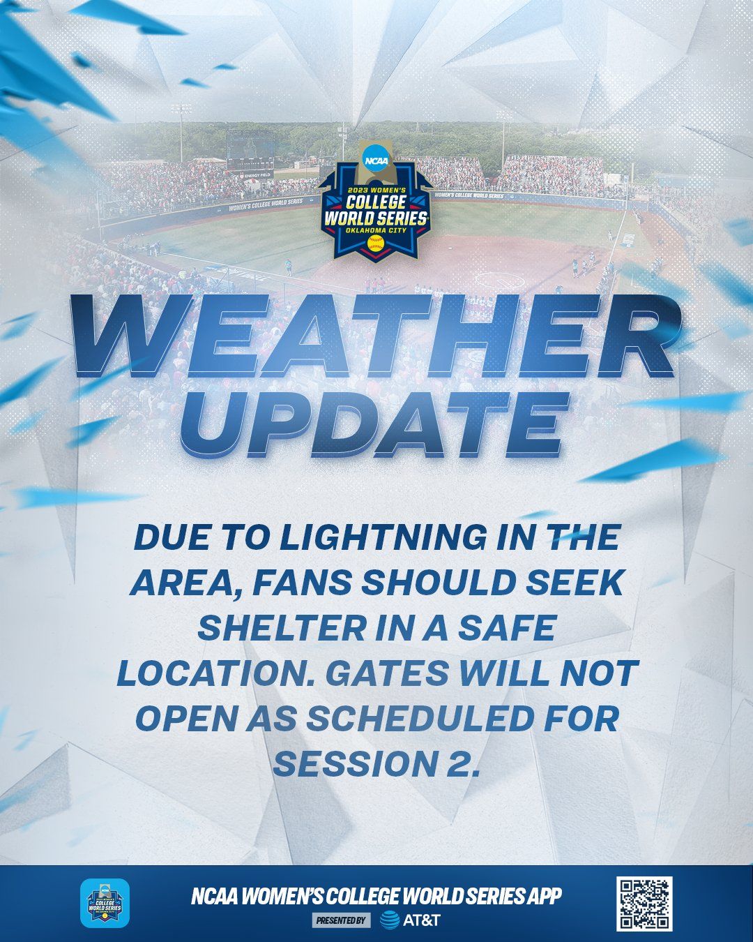 Womens College World Series Session 2, Devon Park, Oklahoma City, 30