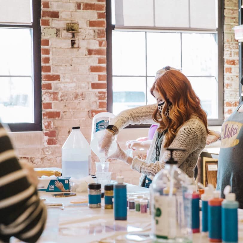 Resin Geode Coasters Walker Homestead, Walker Homestead Iowa City, 23