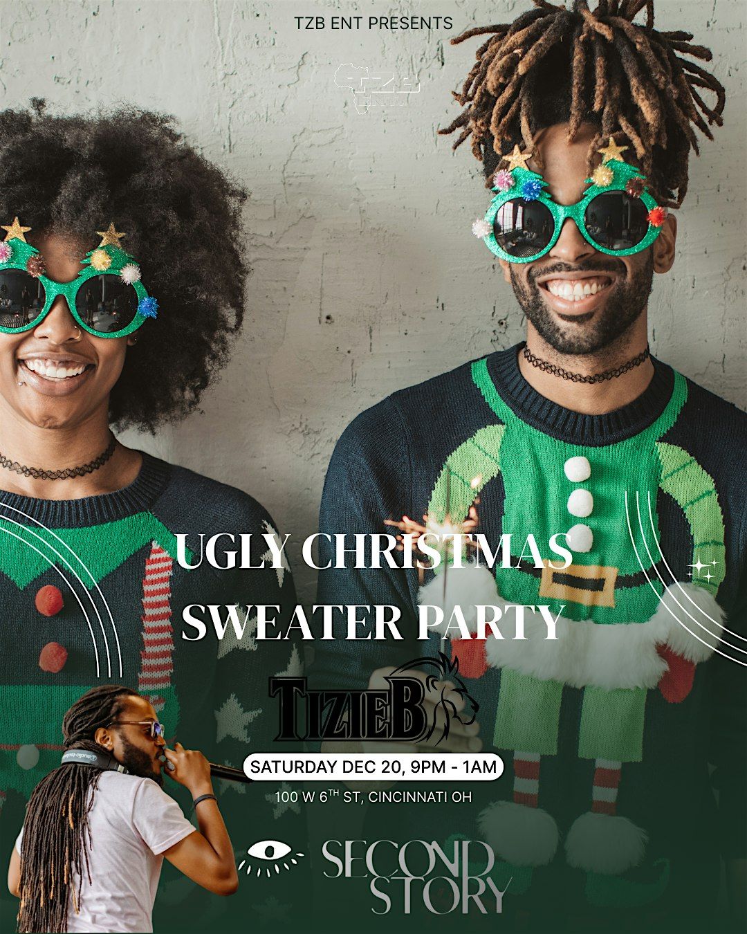 UGLY CHRISTMAS SWEATER PARTY at Second Story Bar, 20 December | Event in Covington | AllEvents