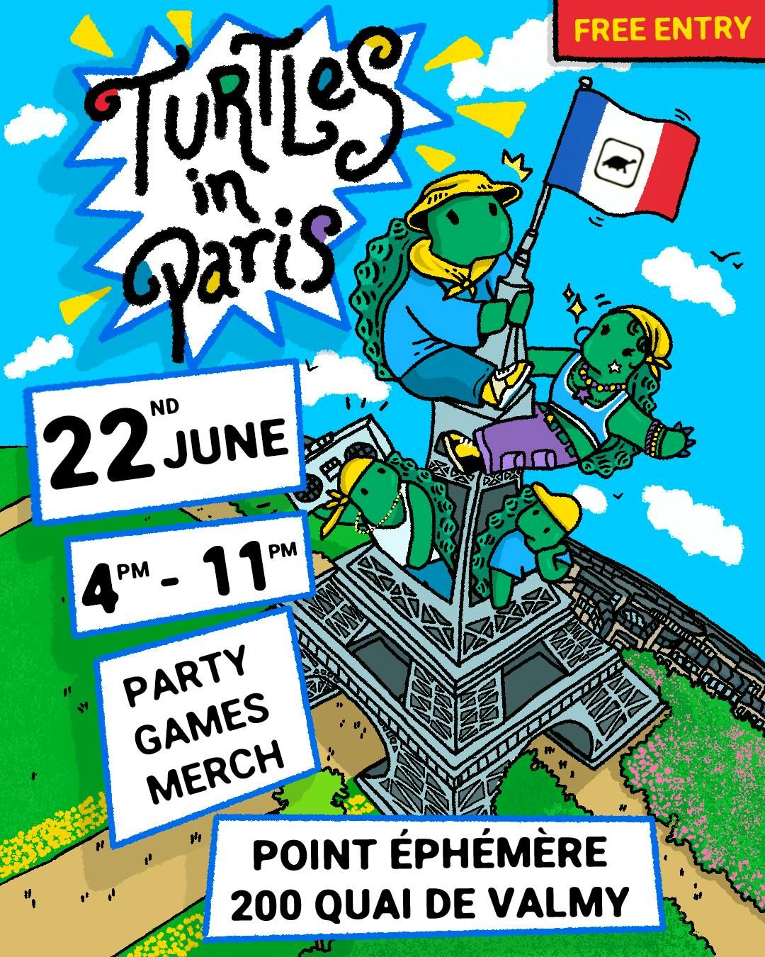 Turtles in Paris: Day Party  | Event in Paris | AllEvents
